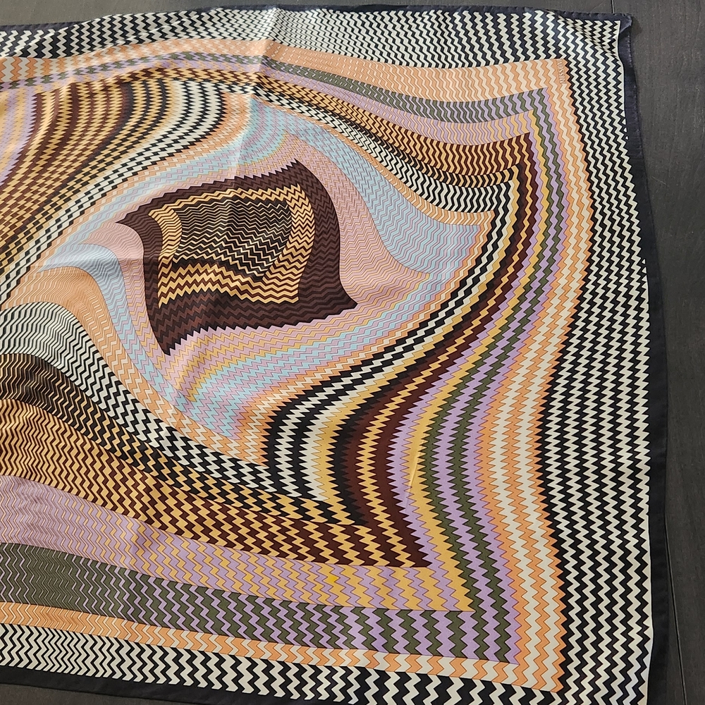 Colorful Geometric Pattern Scarf